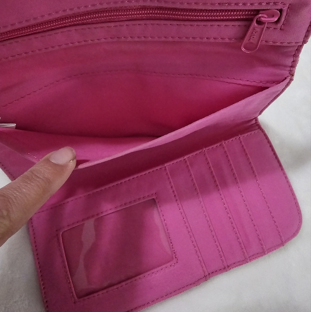 Roxy Y2K Style Bright Color Bold Pattern Long Wallet Like New - Picture 9 of 10